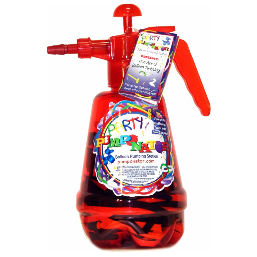 Party Pumponator Balloon Pumping Station - Red