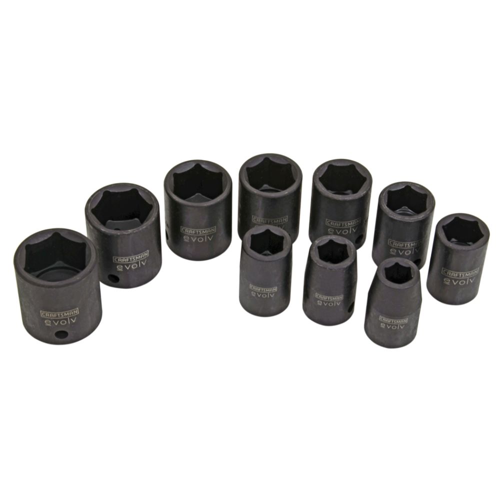 Craftsman Evolv 10 pc. Impact Socket Set, Inches at Sears.com