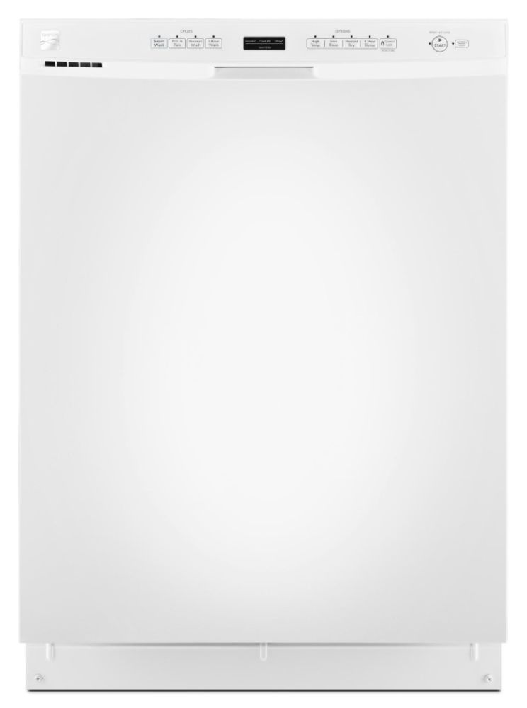 Kenmore 24" Built-In Dishwasher w/ Sani-Rinse&trade; - White ENERGY STAR® at Sears.com