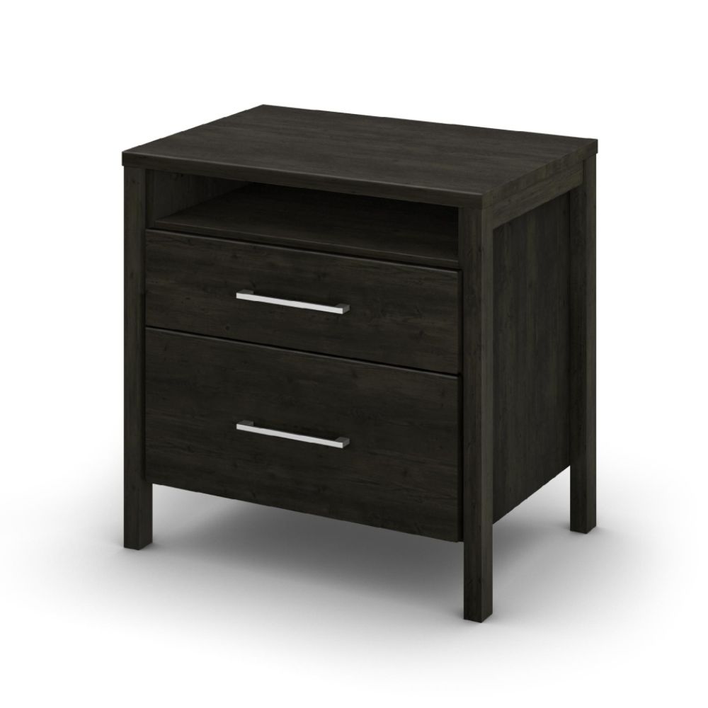 South Shore Gravity Collection Night Stand Ebony at Sears.com