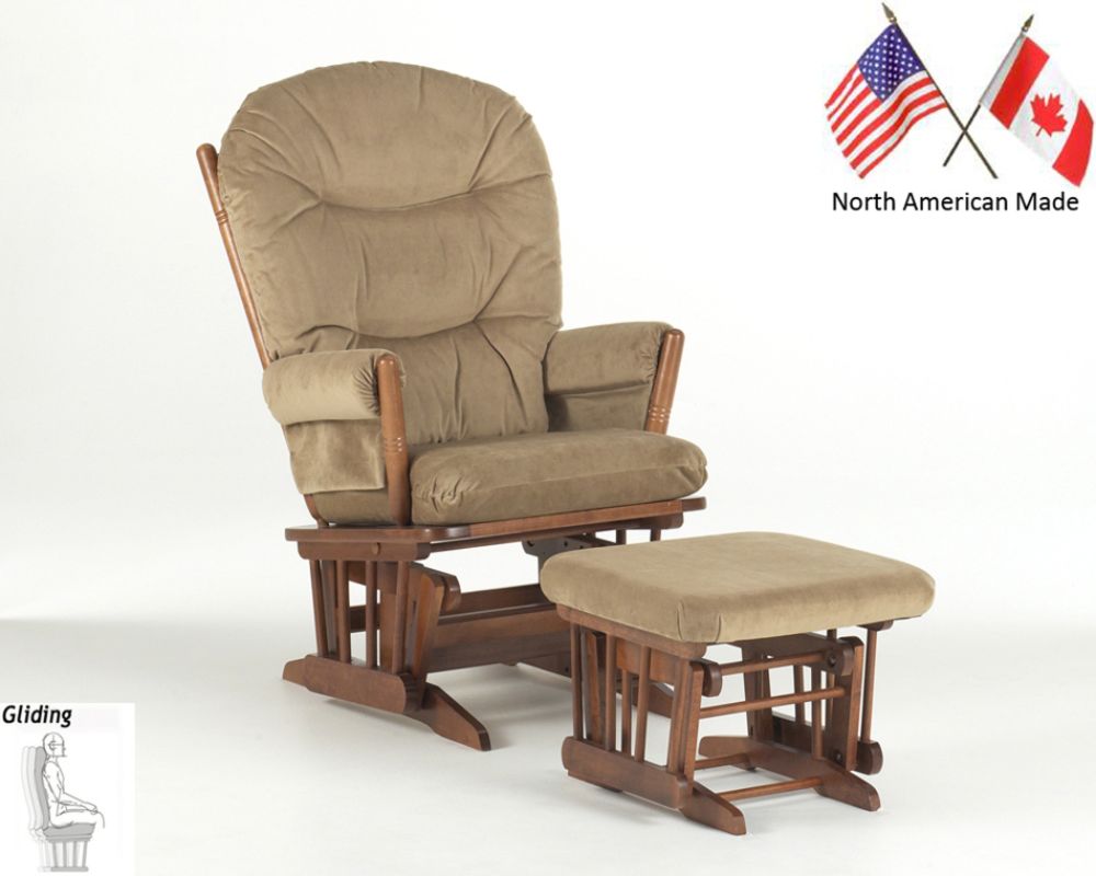Dutailier Ultramotion 2 Post Glider & Ottoman Combo - Harvest / Lt Brown at Sears.com