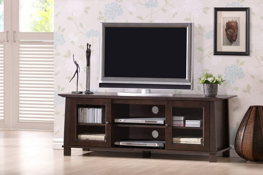 Baxton Studio Havana Brown Wood Modern TV Stand (Plasma) at Sears.com