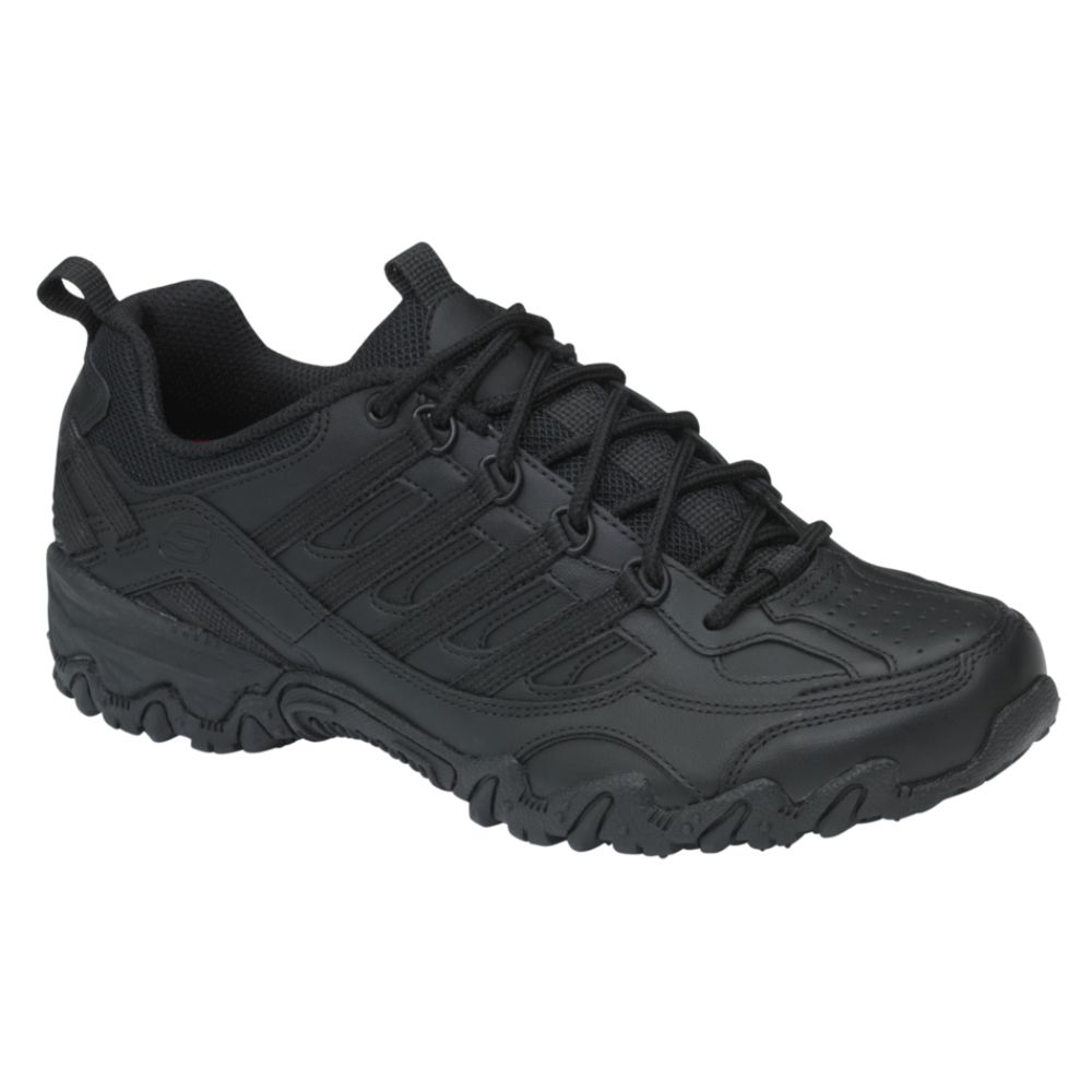 Skechers Women’s Chant Slip Resistant Work Oxford – Black at Sears.com