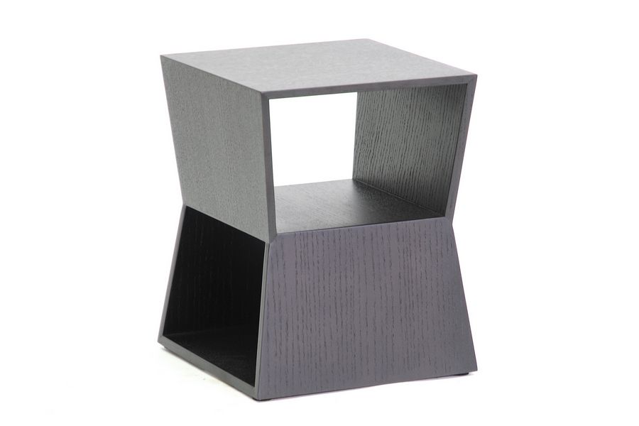 Baxton Studio Marche Black Wood Modern End Table