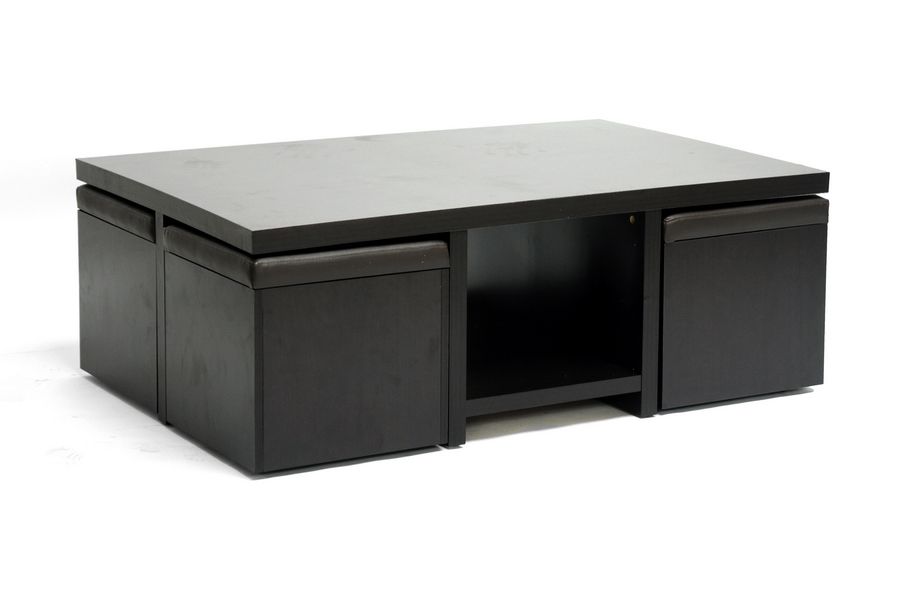 Baxton Studio Prescott Modern Table and Stool