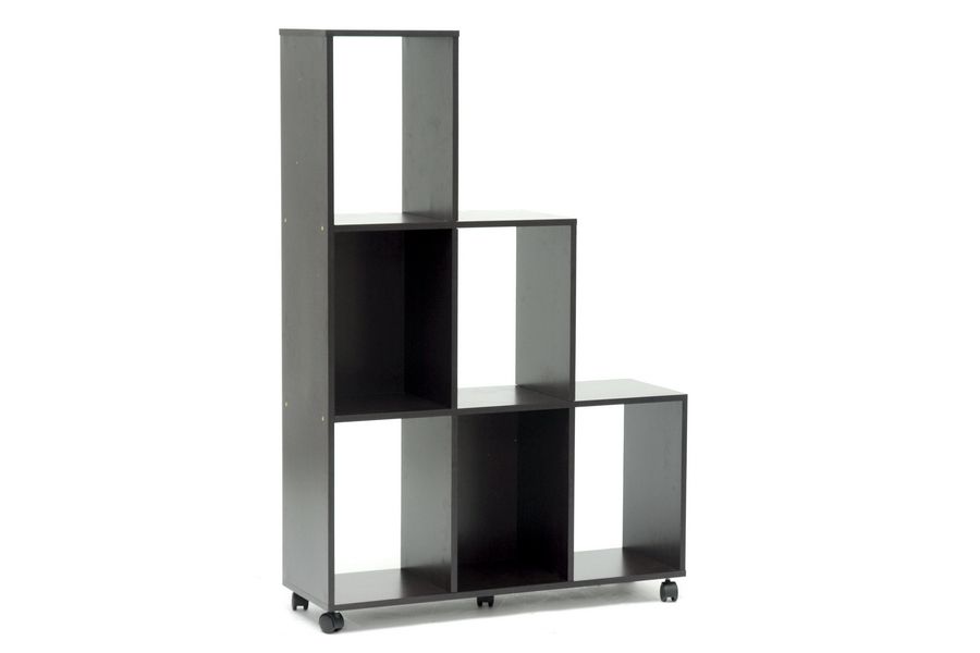 Baxton Studio Hexham Rolling Display Shelving Unit and Room Divider at Kmart.com