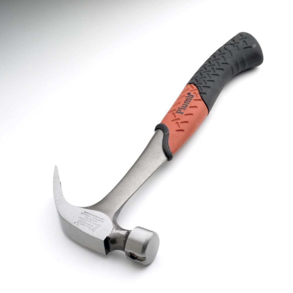 16 oz. Steel-Handle Anti-Shock Curved Claw Hammer