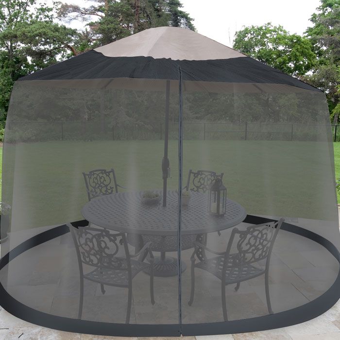 Outdoor Umbrella Table Screen - Black at Kmart.com