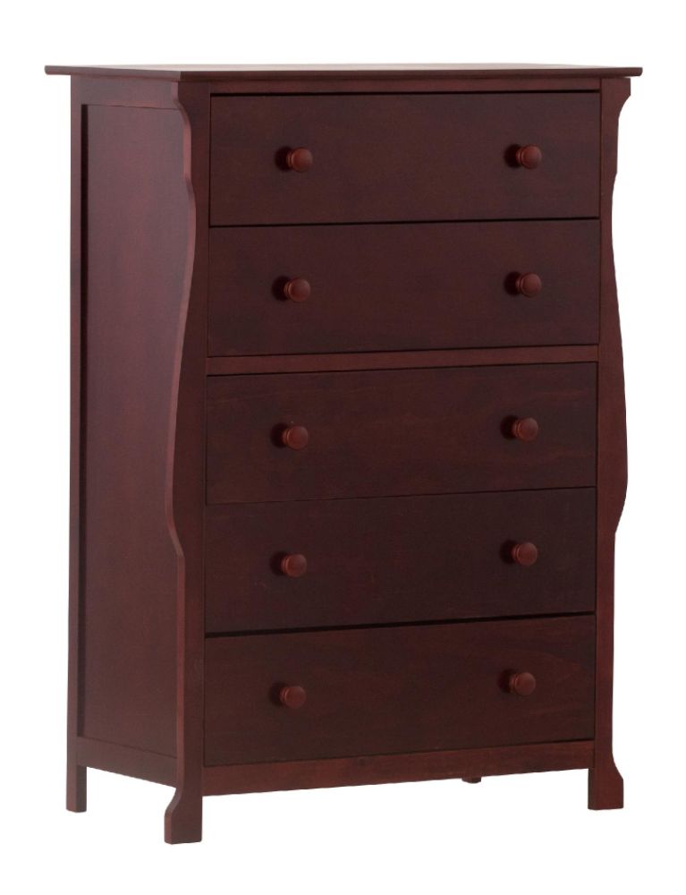 Stork Craft Carrara 5 Drawer Dresser - Cherry at Kmart.com