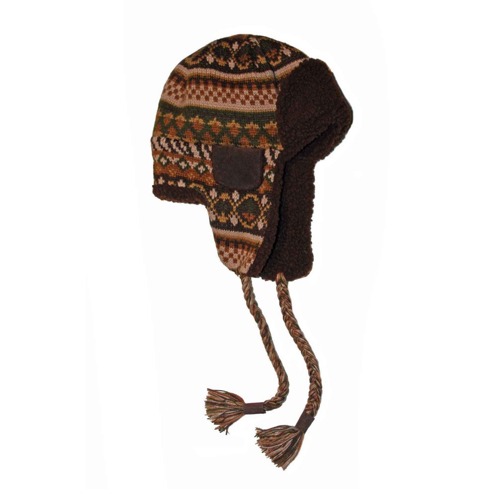 MUK LUKS Military Inspired Trapper Hat with Sherpa Lining  Military