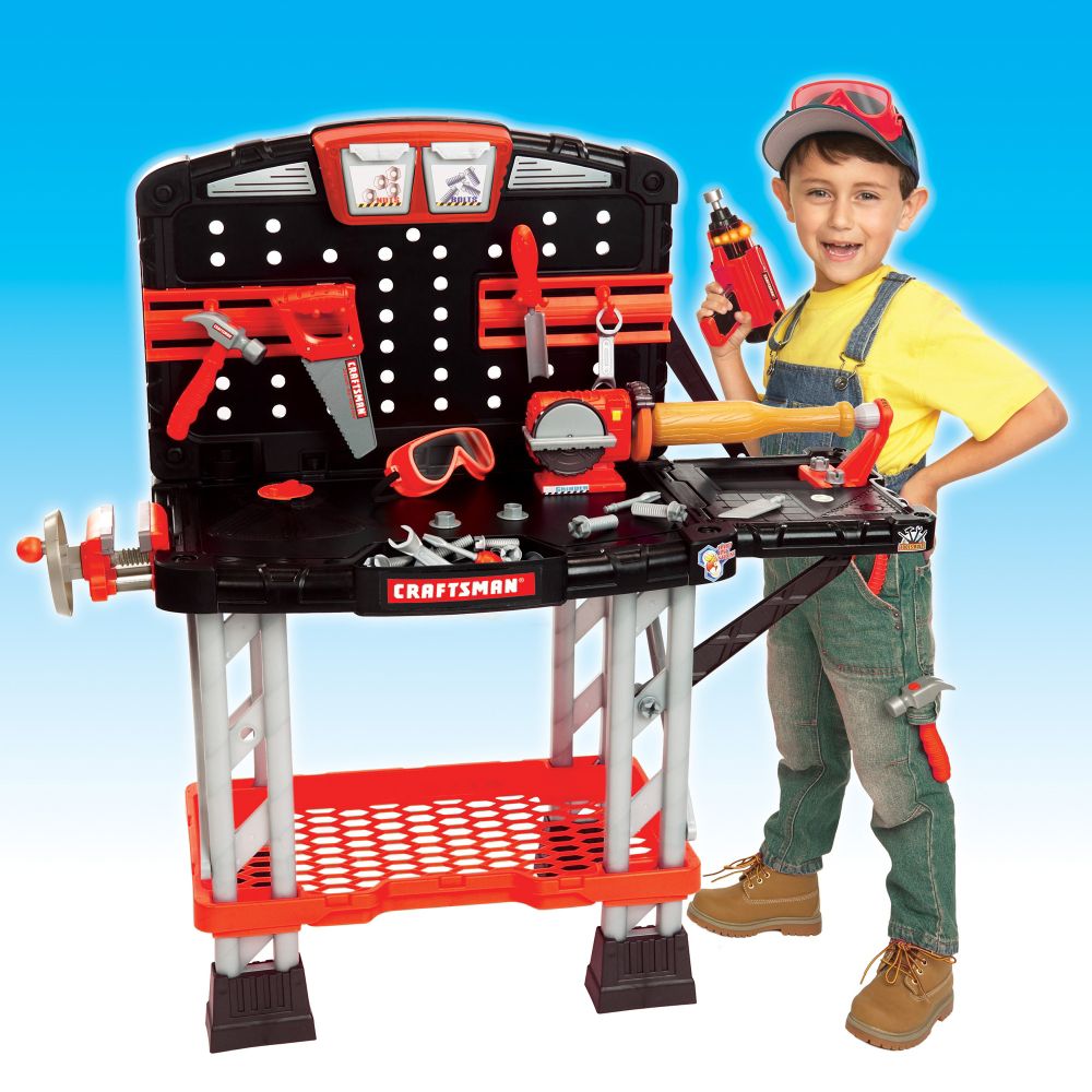 My First Craftsman 66-Piece Deluxe Workbench at Sears.com