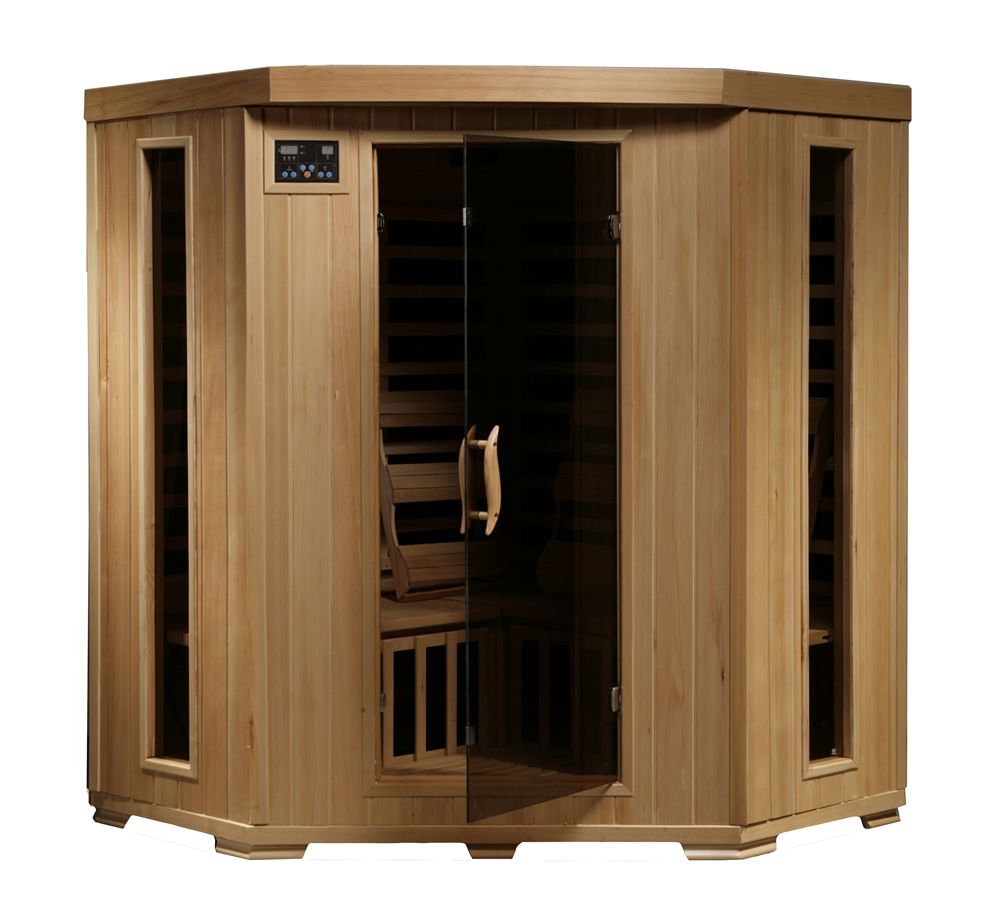 Radiant Sauna&trade; 4 Person Corner Carbon Infrared Sauna