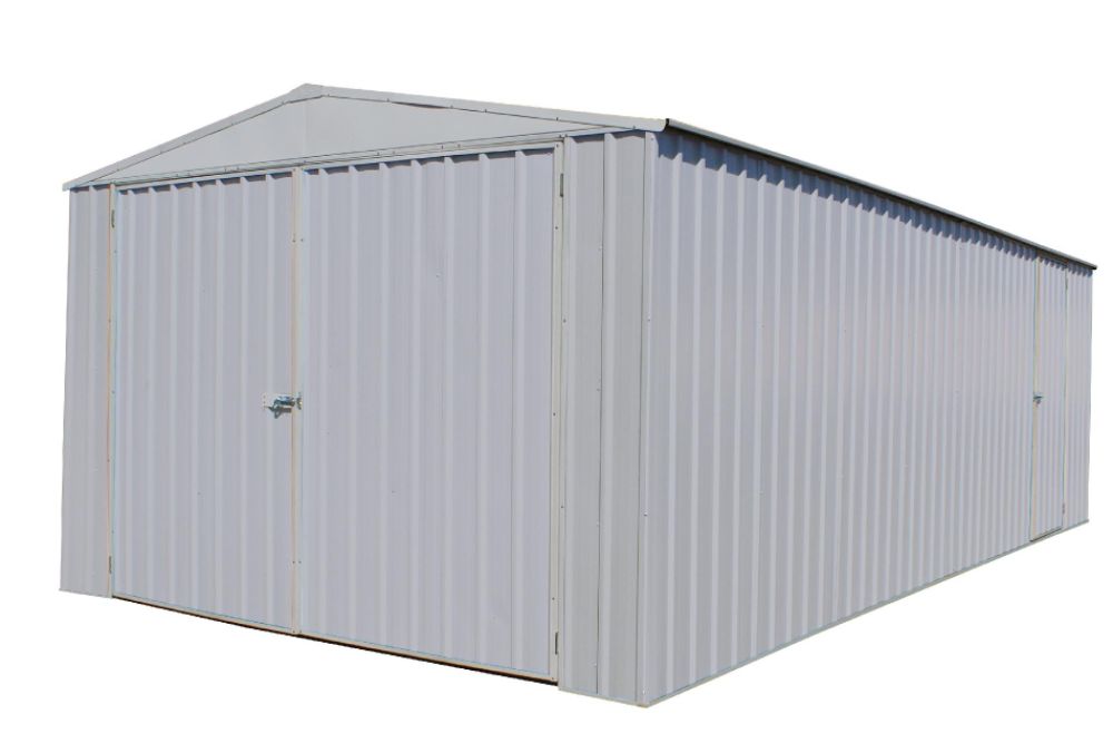 Greenstone ABSCO HighLander 10x20 Storage Building  Zincalume