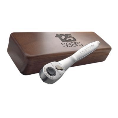 Craftsman CLOSEOUT! 125th Anniversary 3/8" Drive Thin Profile Collectible Ratchet in Wood Case at Sears.com