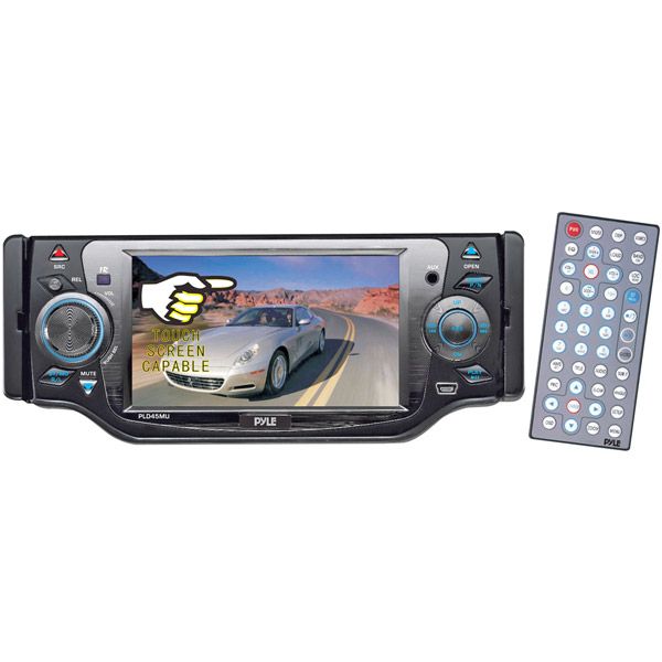 Pyle 4 1/2" TFT Touch Screen Monitor with DVD/VCD/USB/SD/MP3/CD Player and  AM/FM/RDS Radio