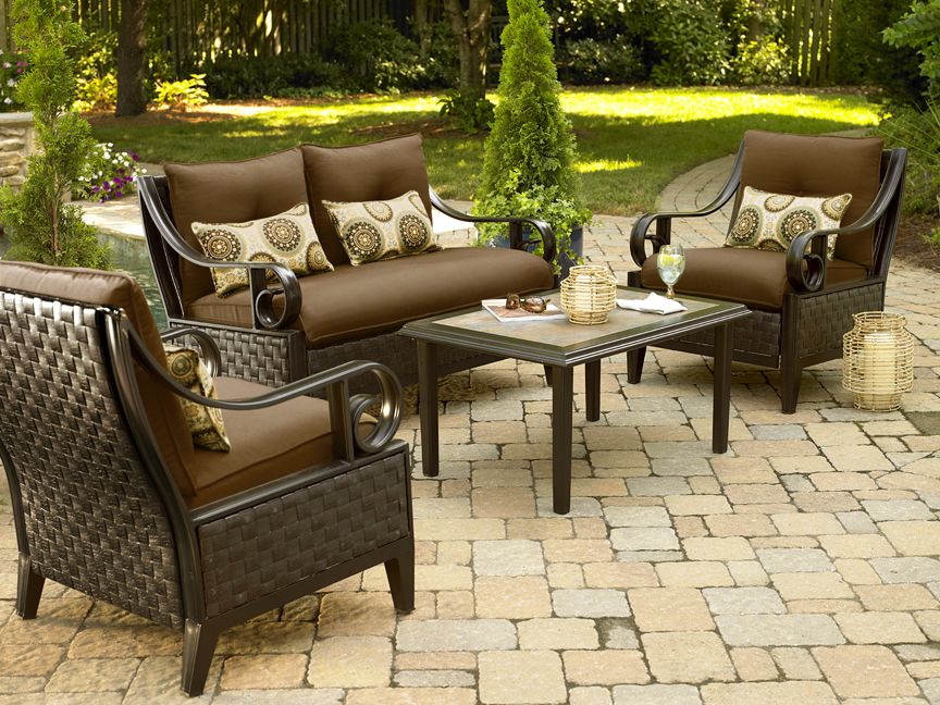 La-Z-Boy Shelby 4 Pc. Woven Seating Set at Sears.com
