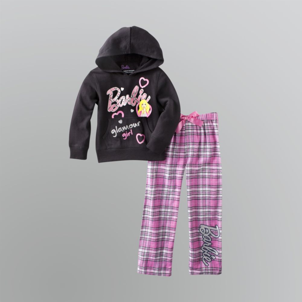 Girl's Pants & Hoodie Pajama Set
