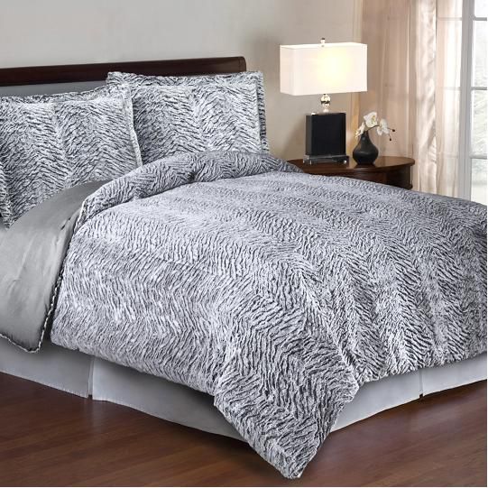 3-piece Cozy Nights Comforter Set (various styles): Queen/Full $29.97