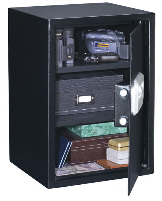 Stack-On Personal Safe w/Biometric Lock - Black at Sears.com