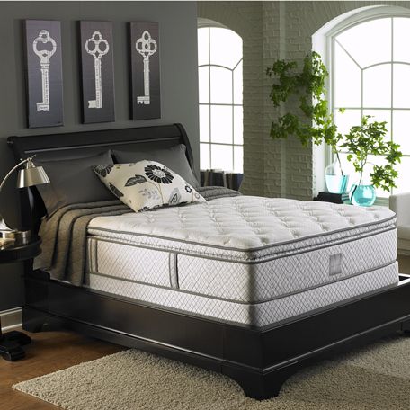 Serta Sorano Queen Low Profile Super Pillow Top Mattress Set at Sears.com