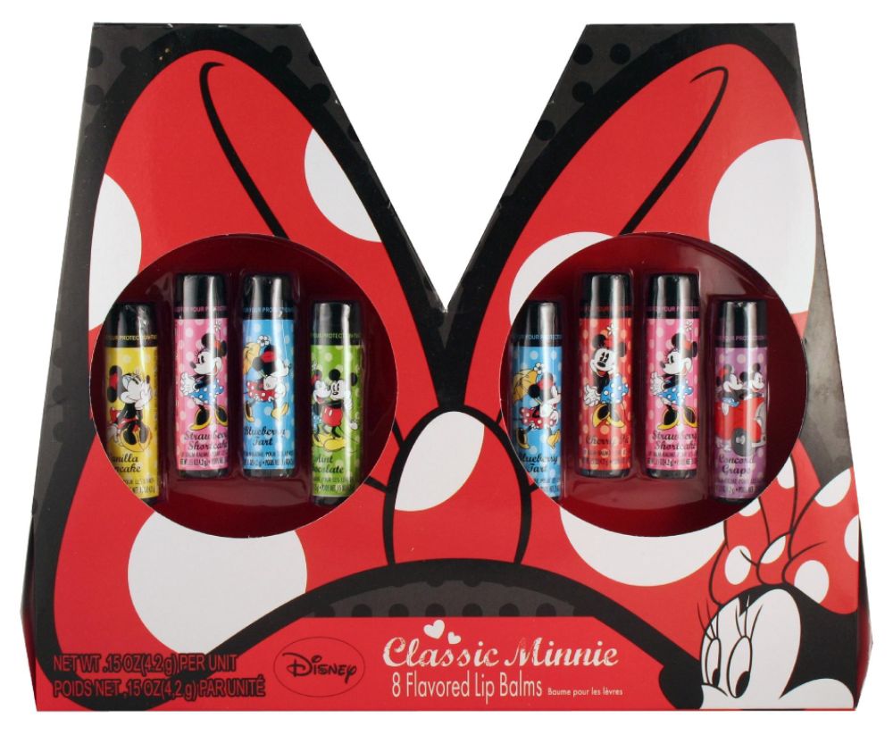 Lotta Luv Disney Minnie Mouse Ears 8-Piece Lip Balm