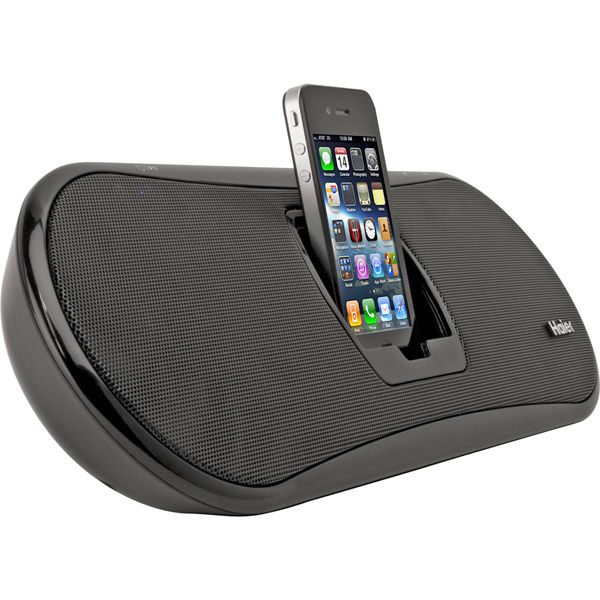 Haier Move Rechargeable Portable Speaker System With iPod/iPhone Dock
