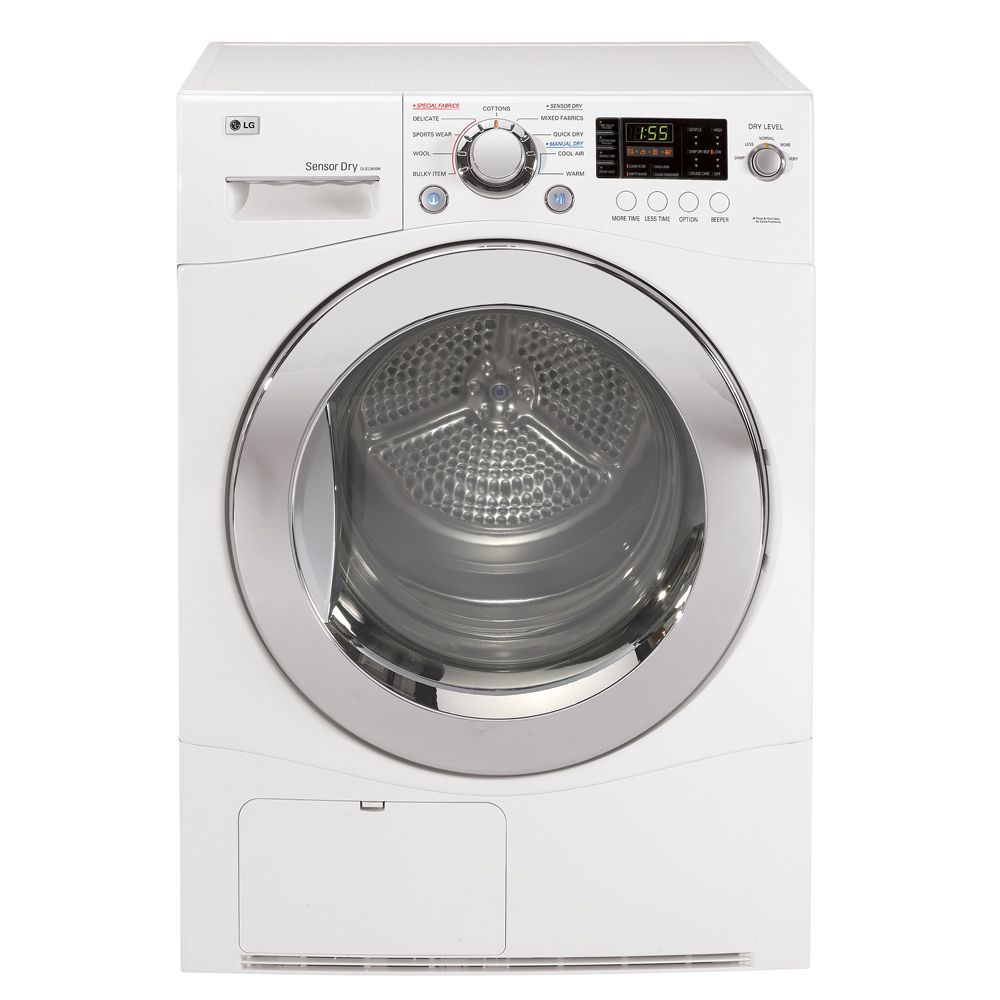 LG 4.2 cu. ft. Compact Electric Dryer, White