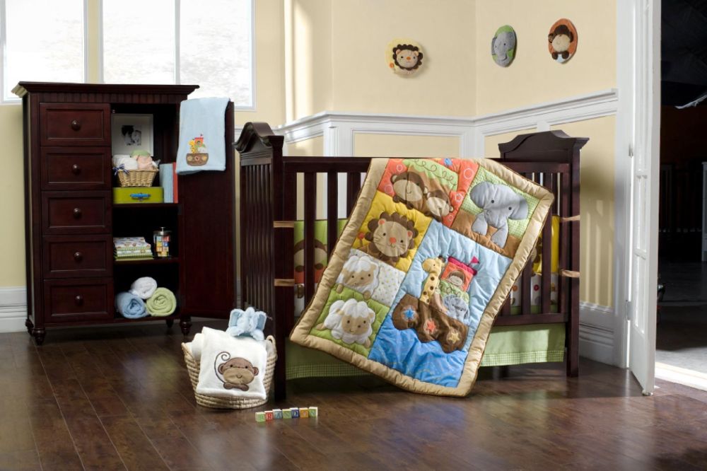 Sears Baby Bedding on Kidsline Baby Bedding Set Noah S Ark Quilt 4 Piece By Kidsline