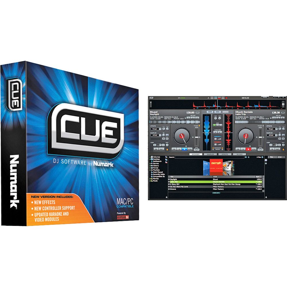 Numark Professional DJ Software  CUE 6.0