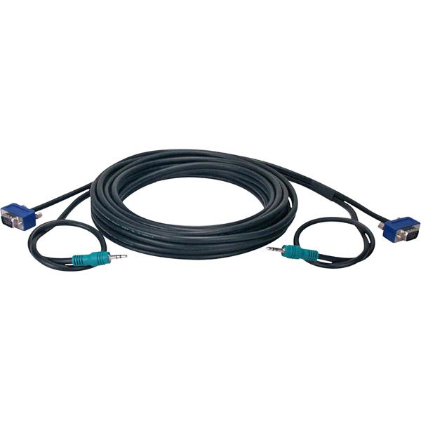 QVS High Performance UltraThin VGA/QXGA Cable with Audio