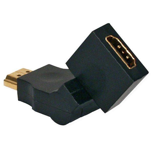 QVS HDMI Male to Female Swivel Adapter