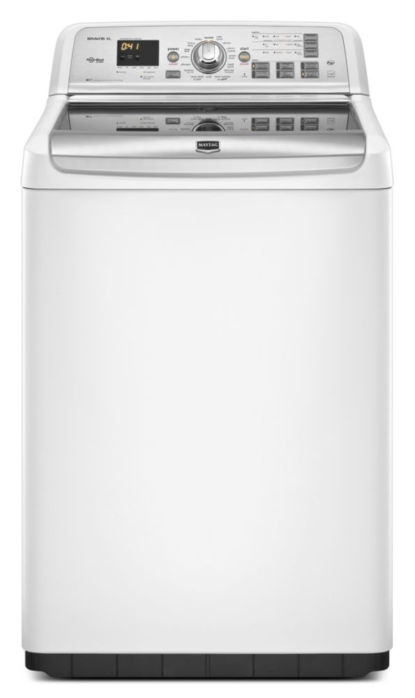 Maytag Bravos XL 4.6 cu. ft. Top-Load High-Efficiency Washer w/ PowerWash System - White