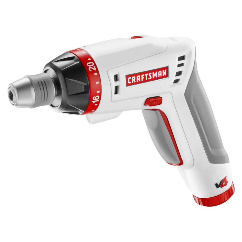 Craftsman V4 BatteryPowered Screwdriver Shop Your Way Online