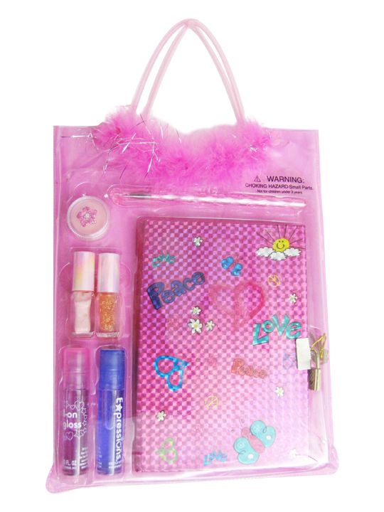 EXPRESSIONS Set Stationery Cosmetics - Pink or Purple at Kmart.com