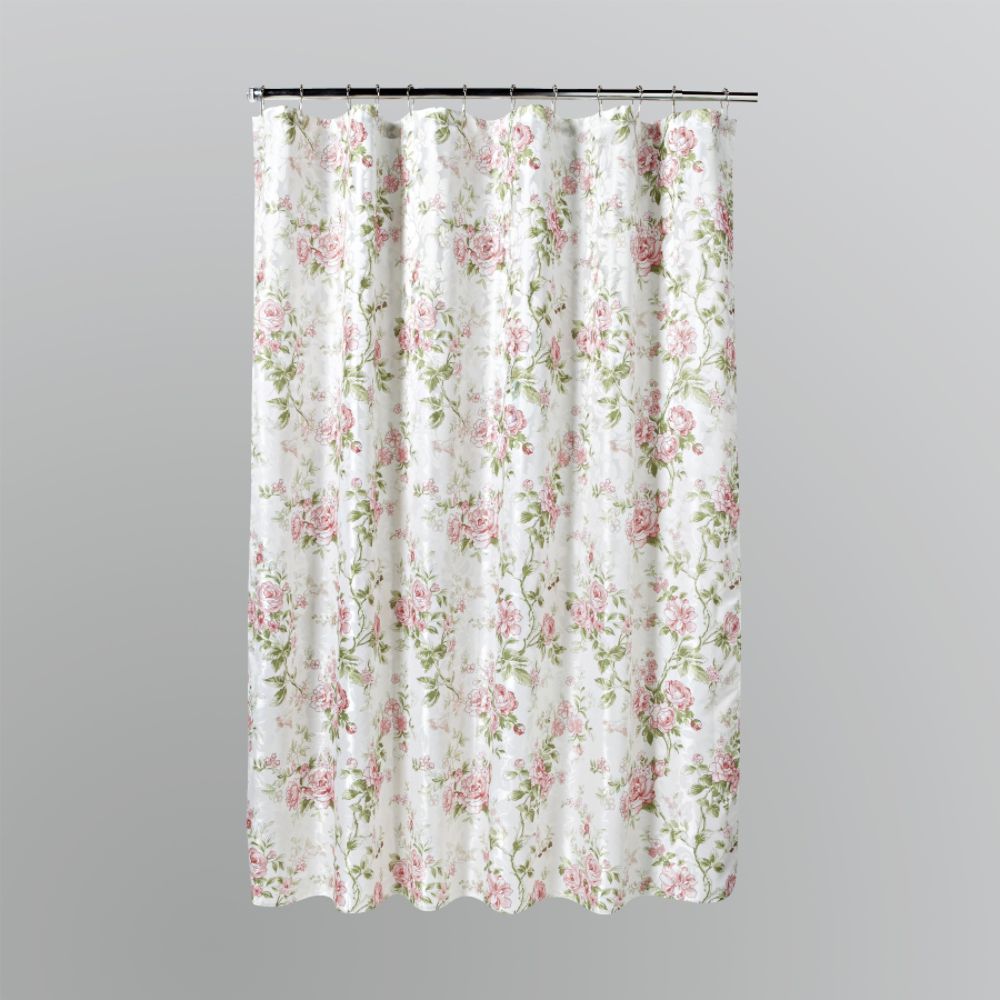 Home Solutions Emily Pink Floral Shower Curtain at Kmart.com