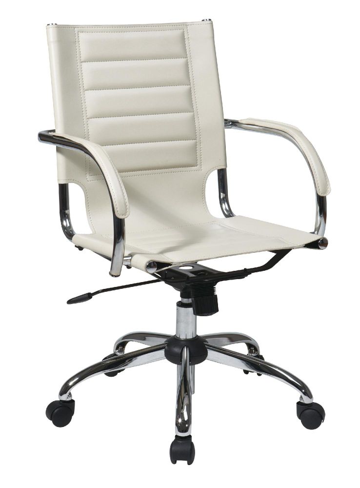 Avenue Six Trinadad Desk Chair, Cream