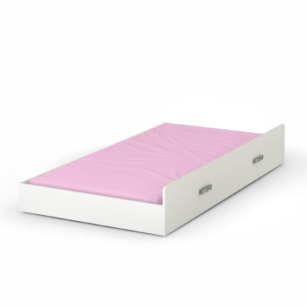 South Shore Tiara Twin 39-inch Trundle Bed Pure White