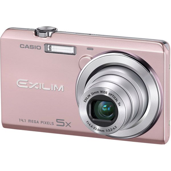 Casio Pink EX-ZS10 14MP Digital Camera with 5 Optical Zoom and 2.7