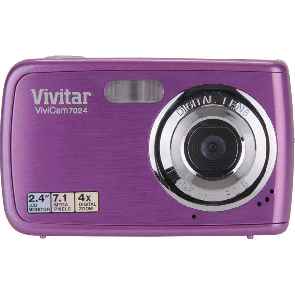Vivitar Pink 7.1 Megapixel Digital Camera-Pink-Box - V7024-PINK-BOX