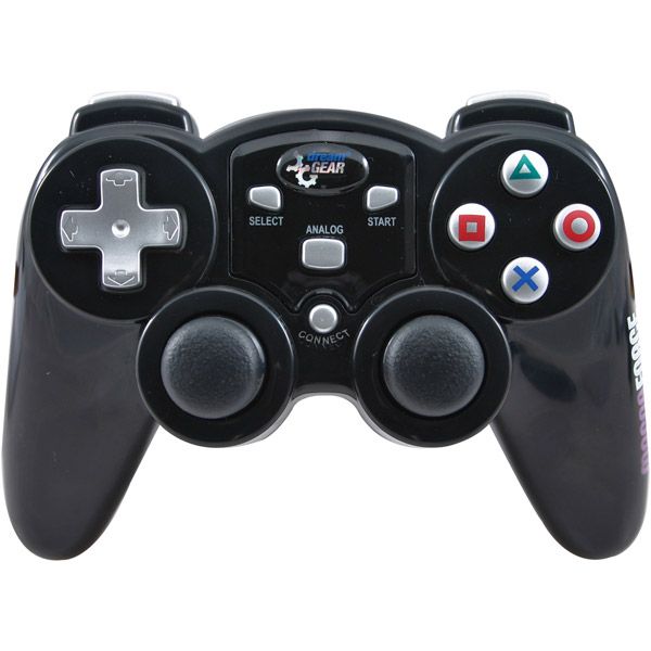 dreamGEAR Magna Force RF Wireless Controller For PS2 - Black - DGPN-557