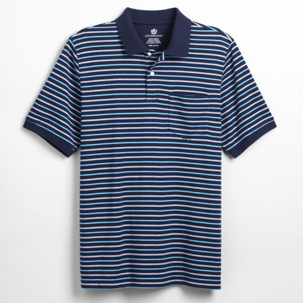 Covington Men's Striped Polo Shirt at Sears.com
