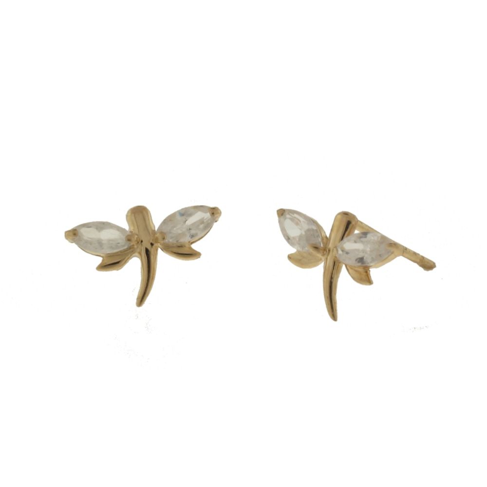 10kt Cubic Zirconia Dragonfly Stud Earring at Sears.com