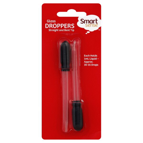 Smart Sense Glass Droppers, Straight and Bent Tip, 2 ct. at Kmart.com