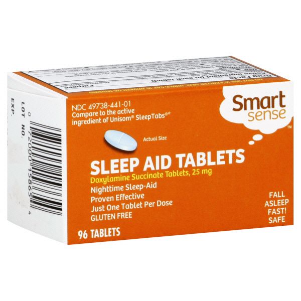 Smart Sense Sleep Aid Tablets, 25 mg, 96 Tablets at Kmart.com