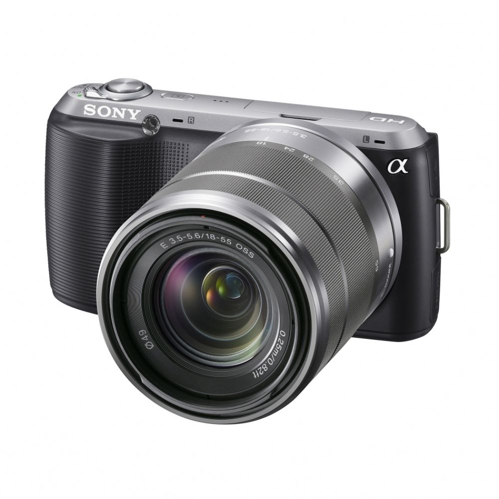 Sony a (alpha) NEX C3K - Digital camera - mirrorless system - 16.2 MP - 3 x optical zoom 18-55mm OSS lens - black at Sears.com