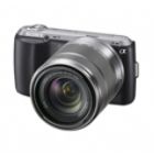 a (alpha) NEX C3K - Digital camera - mirrorless system - 16.2 MP - 3 x optical zoom 18-55mm OSS lens - black