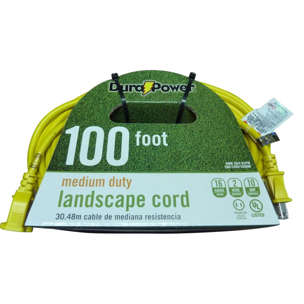 Coleman Cable 100 Ft. 16/2 SJTW Orange Extension Cord for lawn and garden use at Sears.com