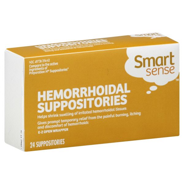 Smart Sense Hemorrhoidal Suppositories, 24 ct. at Kmart.com