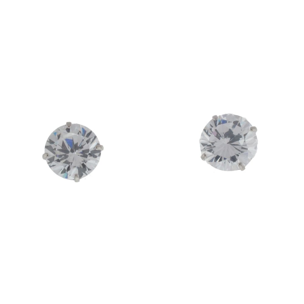 10kt Cubic Zirconia Stud Earring