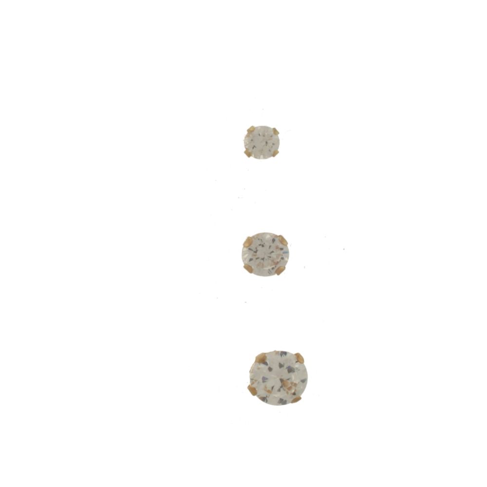 10kt 'Singles' Cubic Zirconia Stud Earring Set at Sears.com